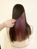 アクアオモテサンドウ(ACQUA omotesando)&nbsp;☆インナーカラーピンクイヤリングカラーローズピンクカシス