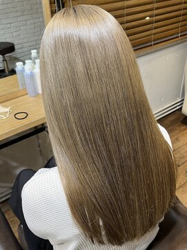 ブリング バイ スノードロップ 吉祥寺(BRING by Snowdrop) 前髪/マチルダボブ/ピンクベージュ/インナーグレージュ/吉祥寺