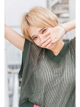 バルミー バイ エスドットブルーム 難波店(BALMY by S.BROOM) 【BALMY　難波】ハイトーンショート