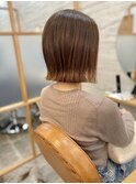 《Zina千早》髪質改善/切りっぱなしボブ/外ハネ/韓国