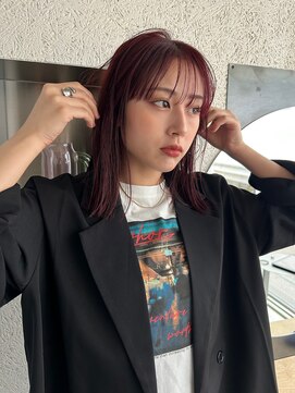 シーム(SEAM) red color / medium