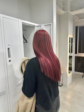 ジゼル 中津大分(GiseL) カシスレッド ボルドーカラー艶カラーケアブリーチ