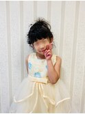 ふわふわアップスタイル