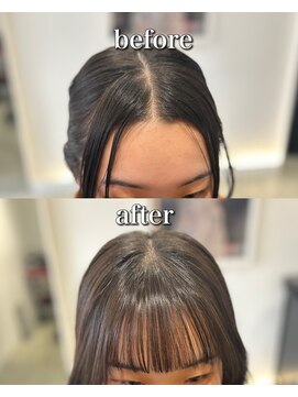 モッズヘア 仙台長町店(mod's hair) 《赤川》自然に下りる前髪　クロスパーマ　前髪矯正