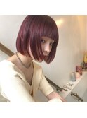 ボブ×ハイトーンパープル