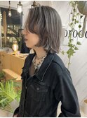 レイヤーボブグレージュカラー海外スタイル20代30代40代