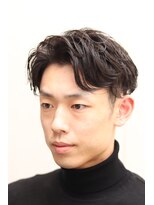 ヘアーアンドグルーミング ヨシザワインク(HAIR&GROOMING YOSHIZAWA Inc.)&nbsp;ツーブロックおしゃれ毛流れビジネスショートスタイル
