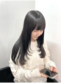 ロングレイヤー/ローレイヤー/艶髪/艶髪カラー