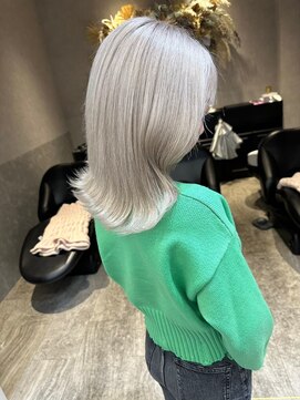 ロンドルピナス 小倉(Lond Lupinus) 黒髪カタログ/オリーブグレー/ココアベージュ/小顔に見せるヘア