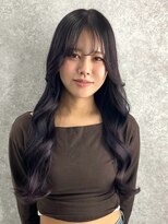 アイリス 天文館店(AIRIS) ラベンダーアッシュ ロングレイヤー 髪質改善 透明感カラー 艶髪