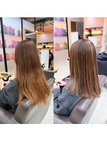 ステラバイケンジ 藤沢(STELLA by KENJE)&nbsp;白髪ぼかしハイライトカラー30代40代50代