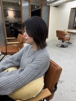 タミーズ 金山(Tummy's)&nbsp;切りっぱなしボブ×前髪無し