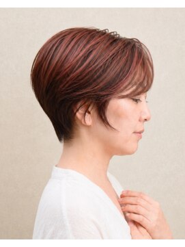 ヘアスタジオヘーフリヒ(HAIR STUDIO HoFLICH) くびれショート/浜松ショート/ハイライト/ひし形ショート