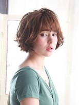髪質改善と縮毛矯正の専門店 サンティエ(scintiller)&nbsp;外国人風ゆるふわボブ