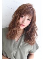 フェリシータ 緑地公園店(felicita) 斜めバング☆彡抜け感ハニーヘア