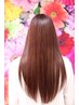 1番人気☆【カット+カラー☆低ダメージ☆ハーブカラー】　￥9900～