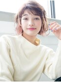 【SUN】無造作クセ毛風フリンジバング☆アンニュイカールボブ