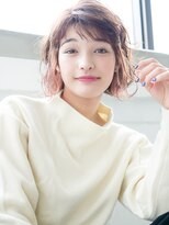 ソーコ 渋谷(SOCO)&nbsp;【SUN】無造作クセ毛風フリンジバング☆アンニュイカールボブ