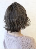 ふわっと透け感グレージュ