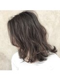 【 Lavender gray 】semi long