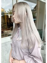 ユナイテッドビューティー 金沢(UNITED BEAUTY)&nbsp;ホワイトパールカラー/担当:前田オリジナルヘア