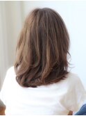 髪質改善大人可愛い透け感小顔ひし形ミディアムボブ20代30代40代