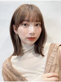 【GARDEN荒井夏海】外ハネボブ×インナーカラー
