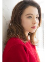 ミエル ヘア 新宿(miel hair)&nbsp;〈mielhair新宿〉ナチュラルミディ　ハイライト　イルミナ