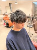 ツイストスパイラルツーブロック流行マッシュモテ髪束感ショート