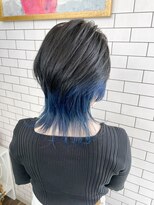 リール(THE RIRE.)&nbsp;＊THE  RIRE. ウルフスタイル×インナーカラーブルー＊