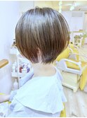 【morio成増 芹澤】ショートボブ ピンクインナーカラー