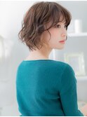 ツートンカラー韓国風ゆるふわボブウルフTb5越谷20代30代40代