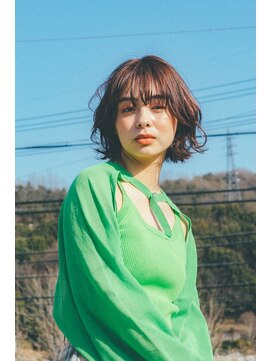 シー 岡崎(,SHE) ショコラアッシュ/ヘルシースタイル/ふんわりカール/岡崎/東岡崎