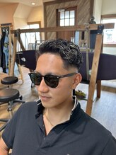 ルード(mens hair salon Rude) フェードパーマ、メッシュ