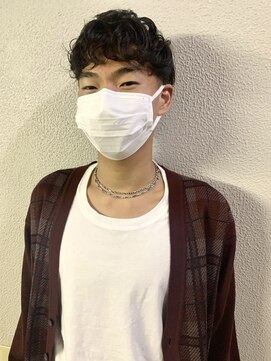 クレビアテン(CreBiA ten_) ナチュラルプードルパーマ　メンズカットパーマ