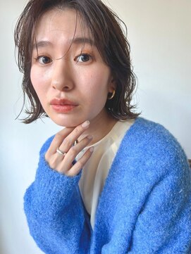 フィルムス 千葉(FILMS) ミルクティーベージュ/レイヤーボブ/韓国巻き/顔周りカット/千葉