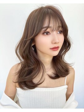 アフロートリノ(AFLOAT Leino) 大人可愛い韓国ヘア　レイヤーカット　くびれヘア　似合わせ#