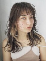 トレヘアー 京都 烏丸(tRe hair)&nbsp;レイヤーウェーブ　くびれヘア　ハイライトカラー