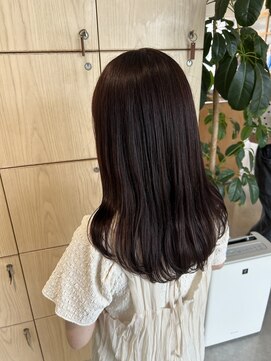 アドラーブル 万代店 (adorable) 大人美人艶カラーベージュ小顔カット透明感レイヤーロング