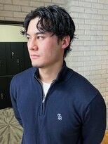 アイティーバイアルバム 藤沢店(IT by ALBUM) ツーブロック短髪束感透明感カラー_ba498231