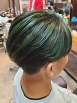 アットウィルヘアー(at will hair) ネオグリーンハイライト