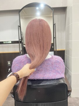 アフィナー 新宿(Afinar) 柔らかピンクベージュ（ブリーチ2回～）