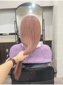 柔らかピンクベージュ(ブリーチ2回~)