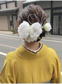 ミディアム20代30代40代カールセミディシアーカラー姫カットボブ