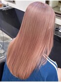 ハイライトカラーミルクティーベージュレイヤーカット