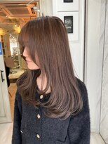 ネウィサリュー 立川(newi saLyu)&nbsp;髪質改善透明感カラー顔まわりレイヤーカット韓国20代30代40代