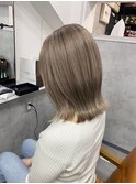 大人くびれボブ×ミルクティーベージュ 村上大樹