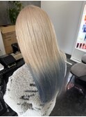 ペールブルールーツカラー