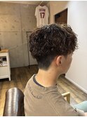 無造作波巻きパーマ