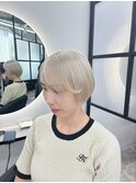 セルフブリーチ履歴から高明度パールホワイト
